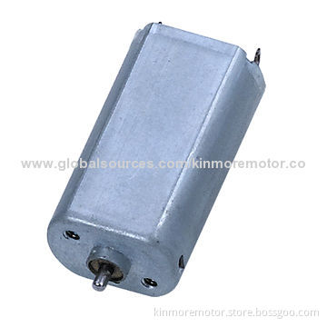Permanent magnet DC motor with metal brush for electric shaver